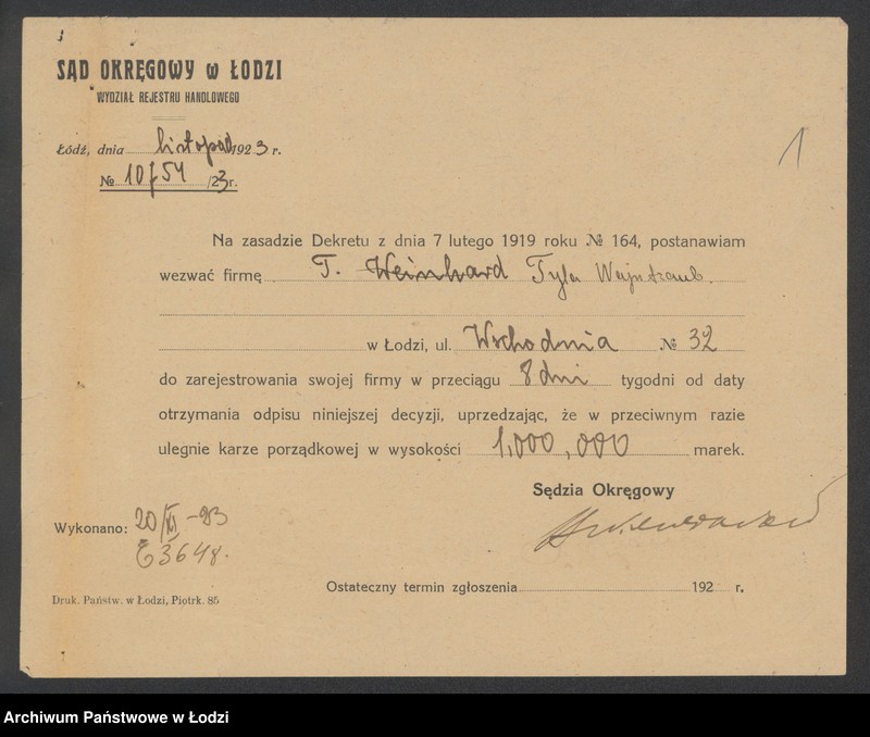 Obraz 3 z jednostki "Tyla Wajntramb- sprzedaż pończoch i trykotów"