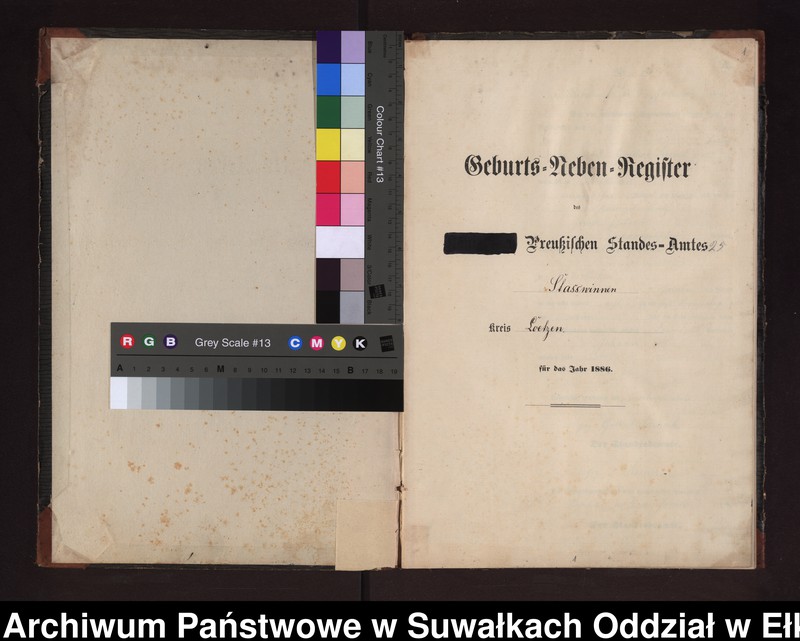 image.from.unit.number "Geburts-Neben-Register des Preussischen Standes-Amtes Stasswinnen Kreis Loetzen"