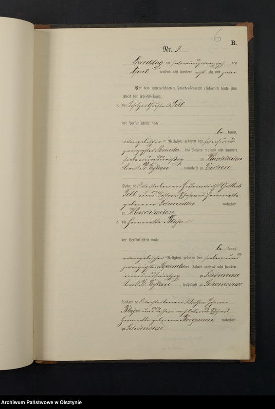 image.from.unit.number "Heiraths-Neben-Register Nr 1 - 14"