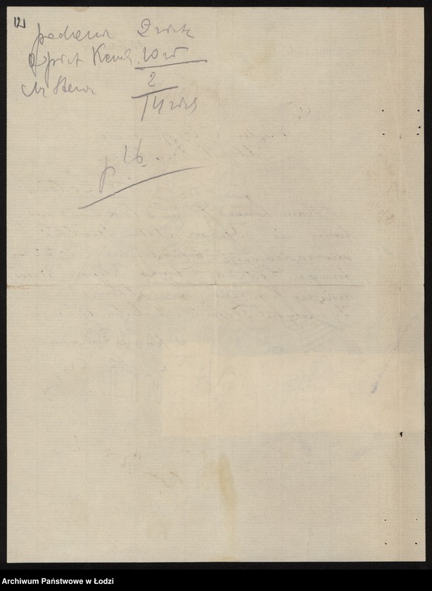 Obraz 14 z jednostki "Łódzka Fabryka Kleju – Brus, Henryk Siemiątkowski i S-ka"