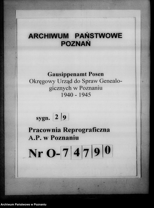 image.from.unit.number "Karl Heinz Frie`Gade - Leipzig [Lipsk]. [Korespondencja w sprawie nielegalnego uprawiania badań genealogicznych i prowadzenia poszukiwań antykwarycznych przez Frie`Gade, kilkakrotnie już karanego więzieniem]"