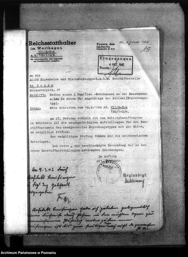 Obraz 19 z jednostki "Regelung der Bauwirtschaft"