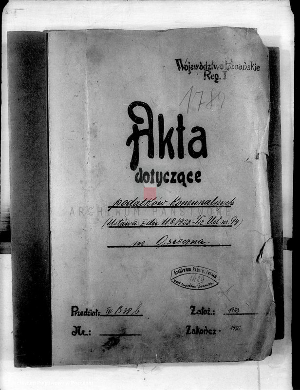 Obraz 4 z jednostki "Podatki Komunalne miasta Osieczny"