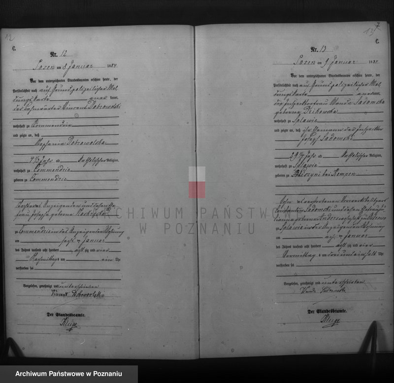 Obraz 8 z jednostki "Księga zgonów"