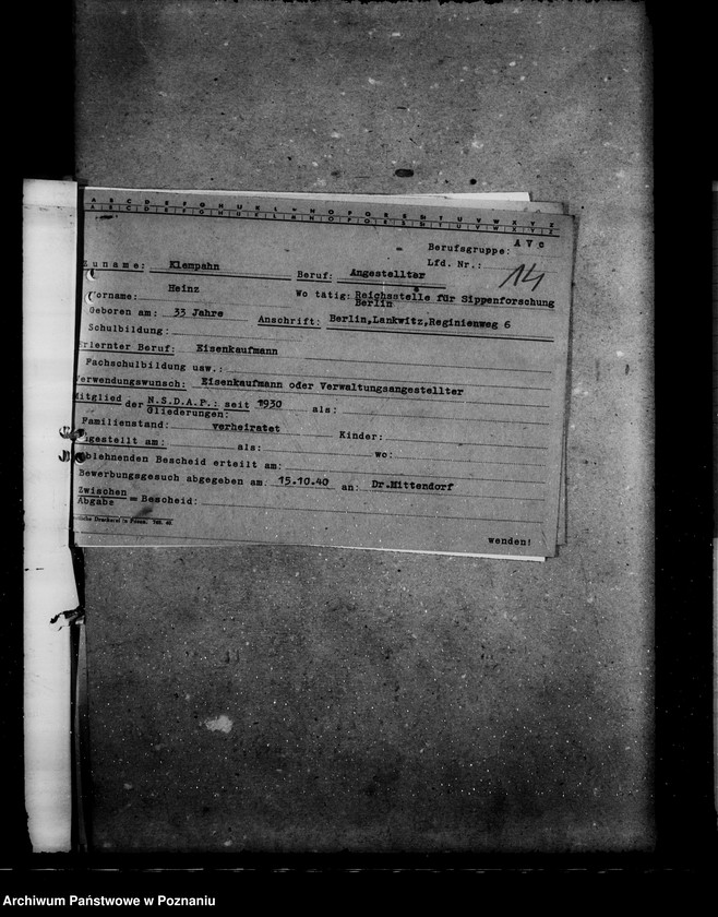 Obraz 19 z jednostki "Bewerbungsgesuche um Anstellung"