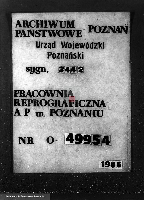Obraz 1 z jednostki "Sprawa zmiany wydzielenia około 1300 ha gruntów leśnych w lasach miasta Pyzdry ewentualnie z przymusową likwidacją serwitutów wsi Holendry Pyzderskie"