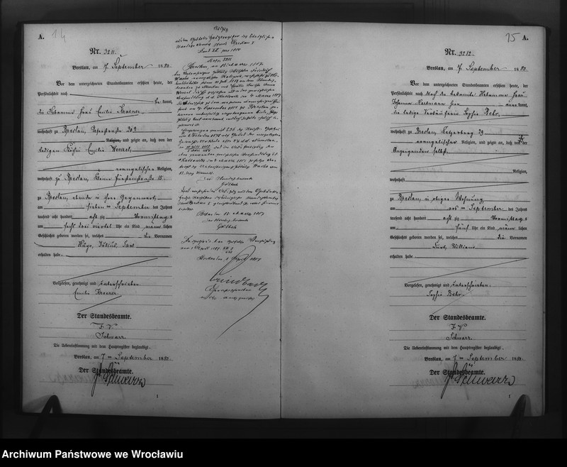 image.from.unit.number "Geburts-Neben-Register Breslau I 1880 Band 9"