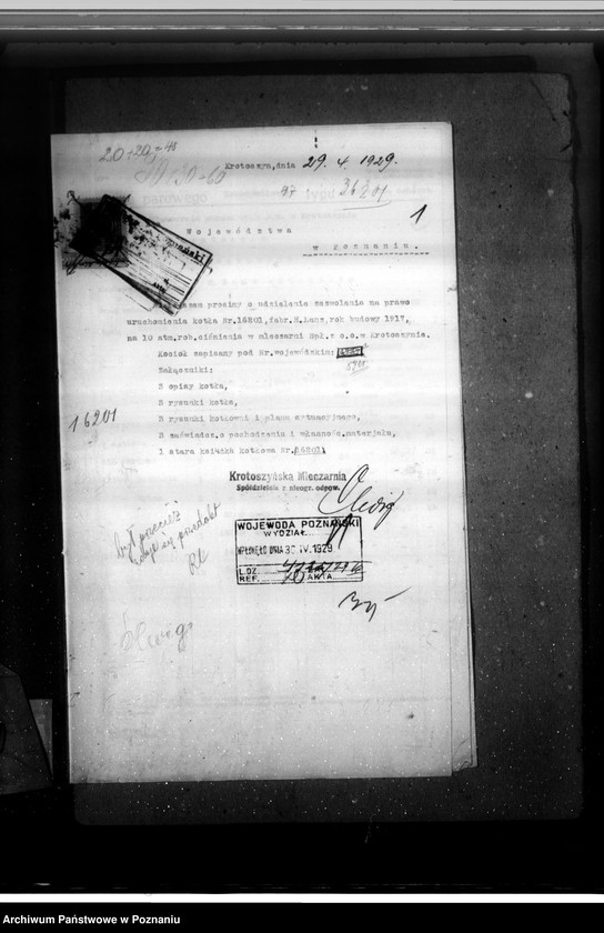 image.from.unit.number "Krotoszyńska Mleczarnia w Krotoszynie nr woj. 6284"
