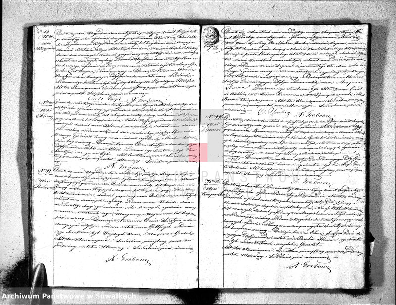 image.from.unit.number "Księga Duplikat Urzędnika Stanu Cywilnego Wyznania Ewangelickiego Okręgu Suwałki w Powiecie Dąbrowskim Obwodzie i Gubernii Augustowskiey na Rok 1839."