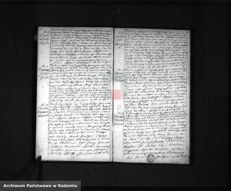 image.from.unit.number "Duplikat akt Urodzonych, Zaślubionych i Zmarłych Parafij Wysoka spisanych za rok 1867"