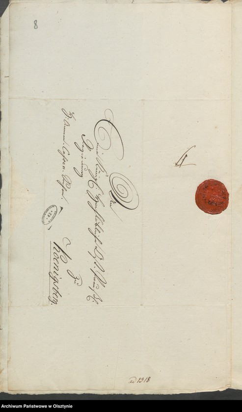 image.from.unit.number "In S. [Sachen] der zu Lißau sich jetz aufhaltenden Schwangern Dorothea Homannin wegen ihrer Verpflegung aus der Riesenburgschen Armen-Caße"