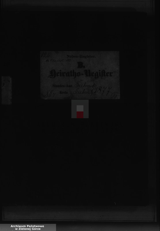 Obraz 2 z jednostki "Heirats-Neben-Register, No 1 bis 192"