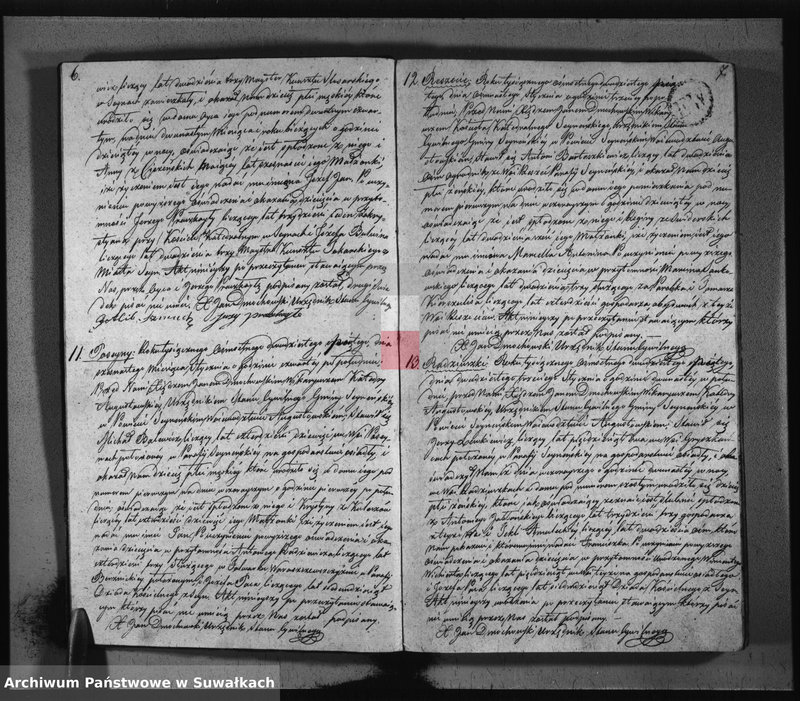 image.from.unit.number "Akta urodzonych gminy seyneńskiey w roku 1825."