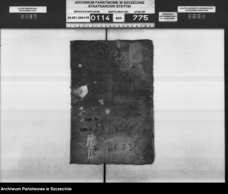 image.from.unit.number "Magnus v. Horn zu Ranzin / Joachim v. Behr zu Schlagtow, Balzer v. Heyden zu Kartlow und Klaus v. Holstein [Holste] zu Passow: Bürgerschaftsschuld, Einweisung in den Hornschen Hof. Zu Büssow."