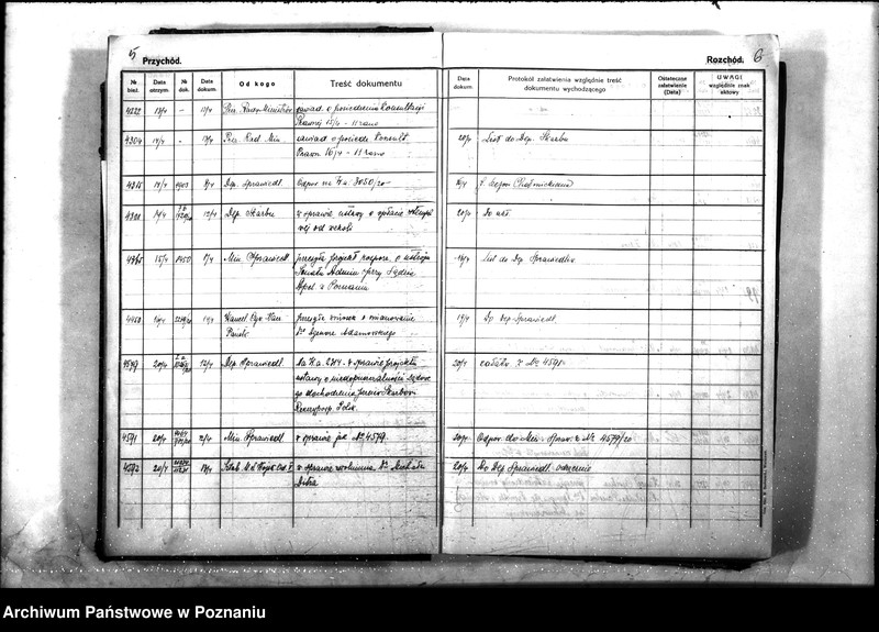 Obraz 7 z jednostki "[Dziennik podawczy] rok 1920 - L.dz."