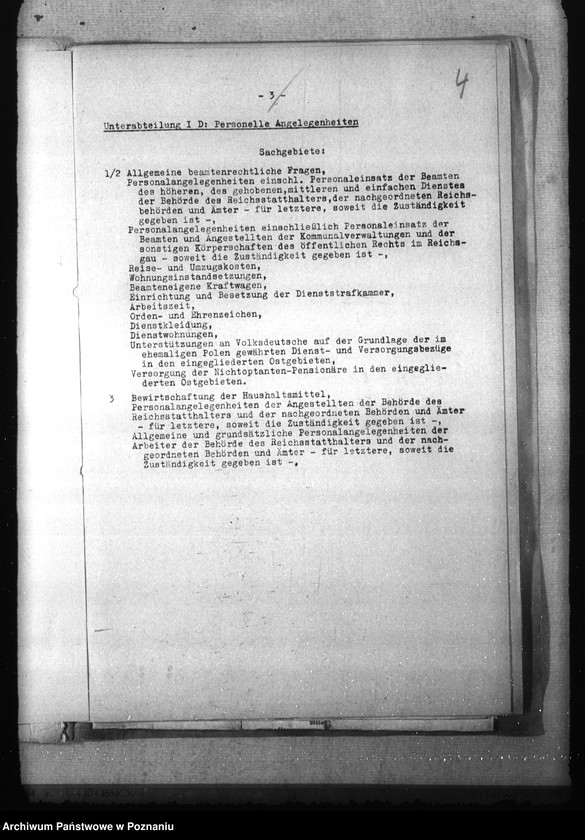 Obraz 8 z jednostki "Geschäftsverteilungsplan der Behörde des Reichsstatthalters in Danzig- Westpreussen"