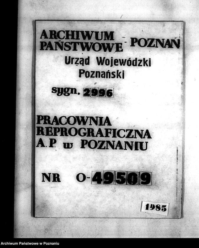 Obraz 1 z jednostki "Majątek Liszkowo powiatu wyrzyskiego odprawy z art.. 44 ustawy o wykonaniu reformy rolnej"
