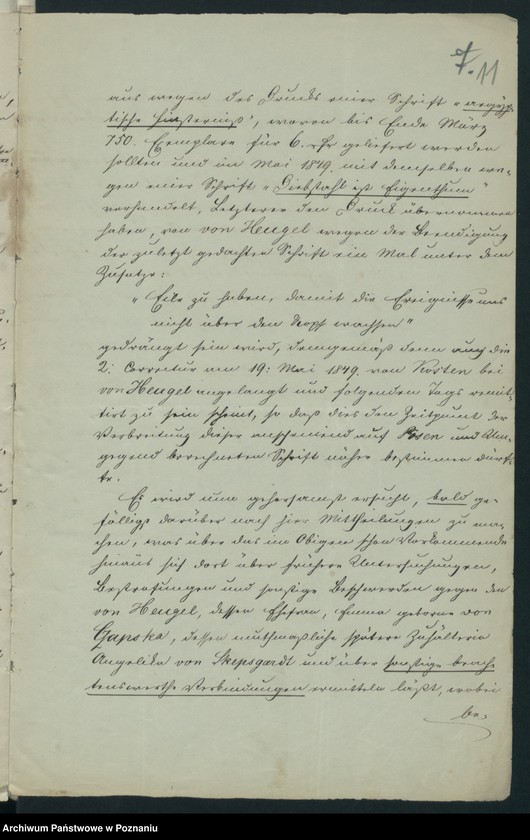 Obraz 15 z jednostki "A. betr. den Premier Lieutnant a.D. Karl von Hengel"