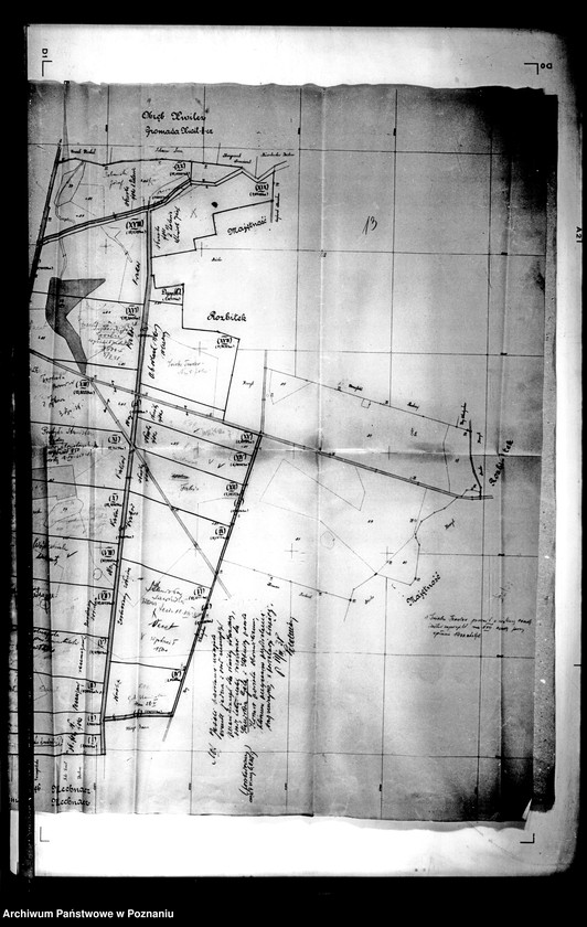 Obraz 17 z jednostki "Tymczasowy rejestr pomiarowo-parcelacyjny odnośnie gruntów przeznaczonych do przymusowego wykupu w roku 1938/39"