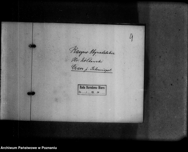 Obraz 8 z jednostki "Adresy Kółek Rolniczych w Prusach Zachodnich i w Prowincji Poznańskiej oraz adresy organizacji studenckich zagranicą."