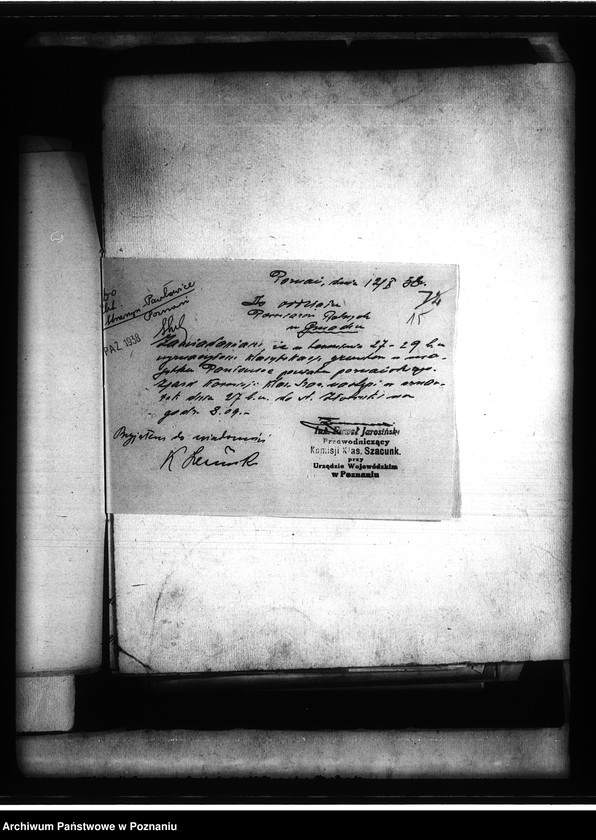 Obraz 19 z jednostki "Majątek Strzeszyn-Pawłowice powiatu poznańskiego - /sprawy parcelacyjne/"