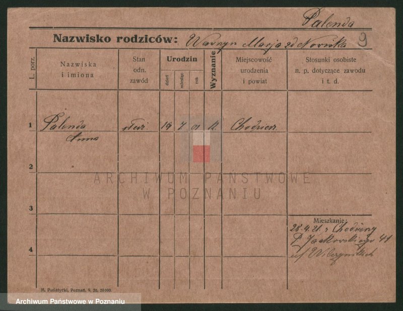 Obraz 9 z jednostki "Palecek - Paluszewski"