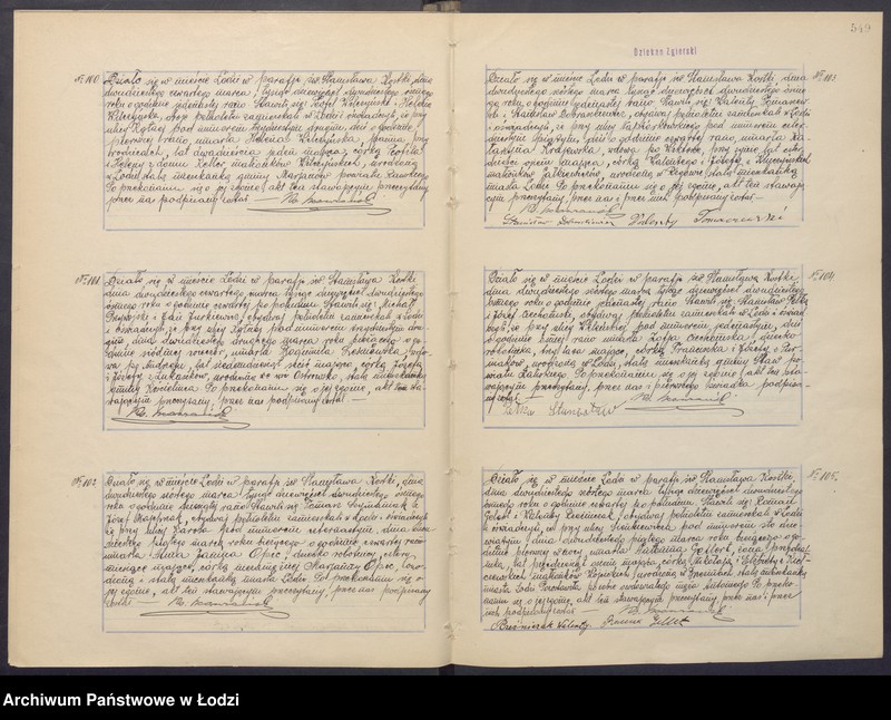 Obraz 20 z jednostki "Akta zgonów"