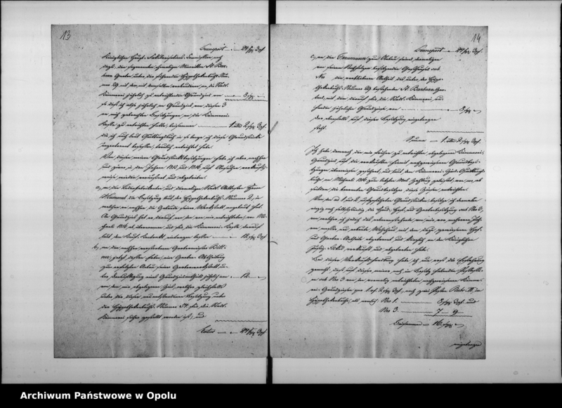 Obraz 13 z jednostki "Acta des Magistrats zu Oppeln betreffend Domesticalzinss"