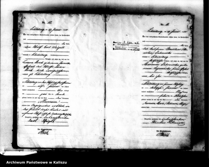 Obraz 10 z jednostki "[Księga urodzeń]"
