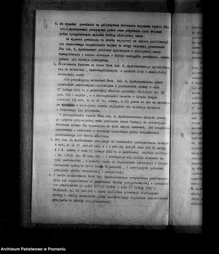 Obraz 10 z jednostki "Akta personalne inż.. Rudolf Mysłakowski /zatrudniony/ w Państwowej Inspekcji Dróg Wodnych Bydgoszcz"