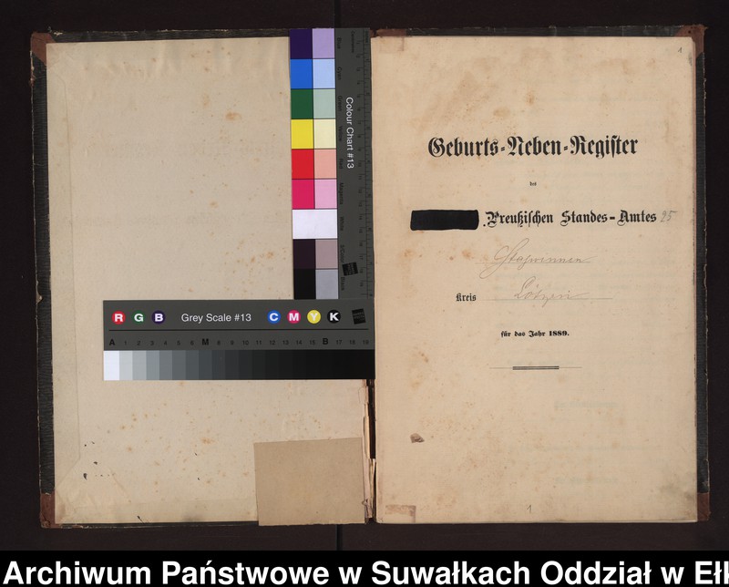 image.from.unit.number "Geburts-Neben-Register des Preussischen Standes-Amtes Stasswinnen Kreis Loetzen"