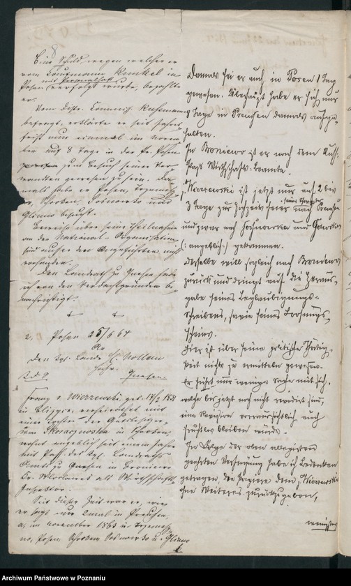 Obraz 13 z jednostki "A. betr. den Gutsbesitzer Franz von Wierszewski in Sosnowko, Kreis Wongrowitz"