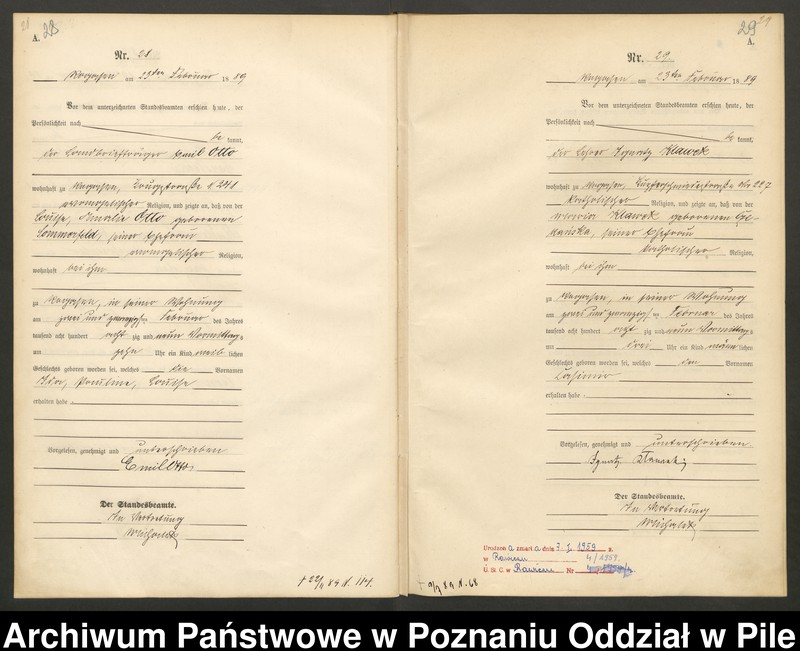 Obraz 17 z jednostki "Księga urodzeń"