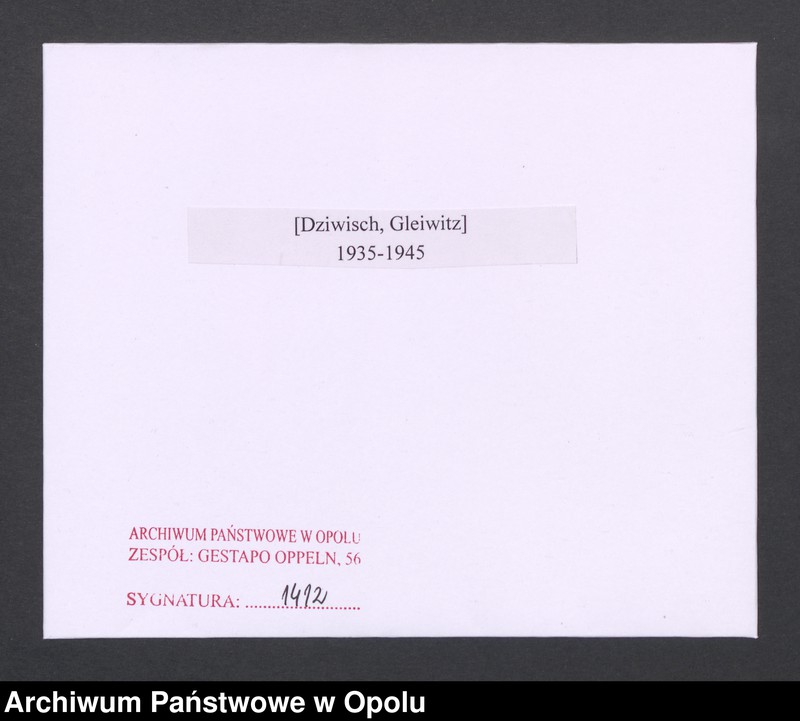 Obraz 2 z jednostki "[Dziwisch, Gleiwitz]"
