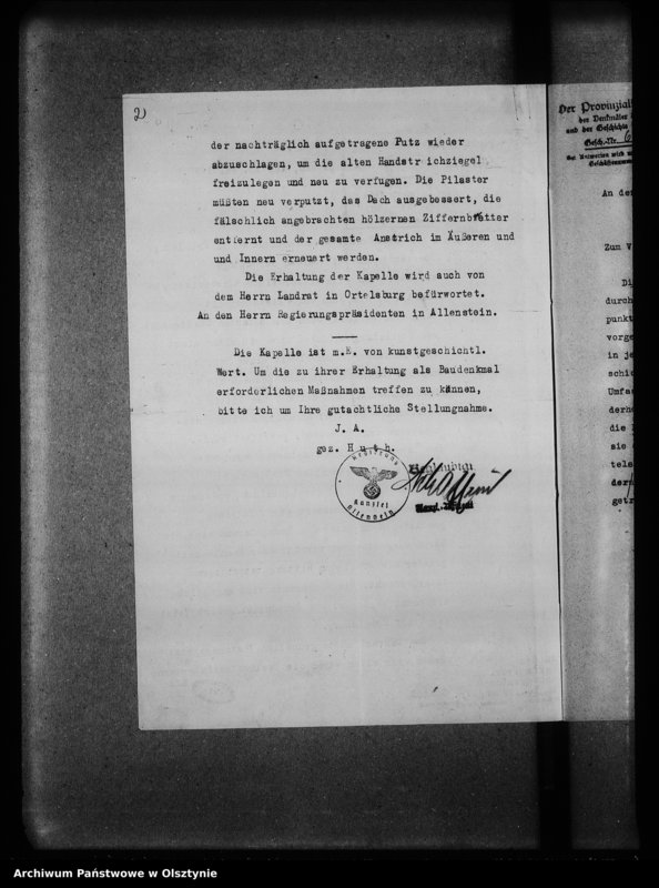 image.from.unit.number "Ortelsburg, Gruftkapelle der Familie Klein"