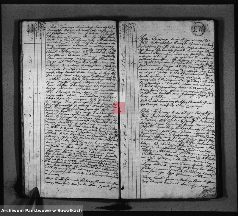 image.from.unit.number "Akta Małżeństwa Stanu Cywilnego Gminy Berznickiey z roku 1816"