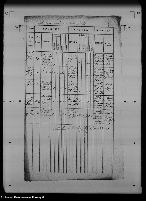 image.from.unit.number "[Kopie ksiąg metrykalnych parafii Święte z filią Zadąbrowie (dekanat Radymno)]"