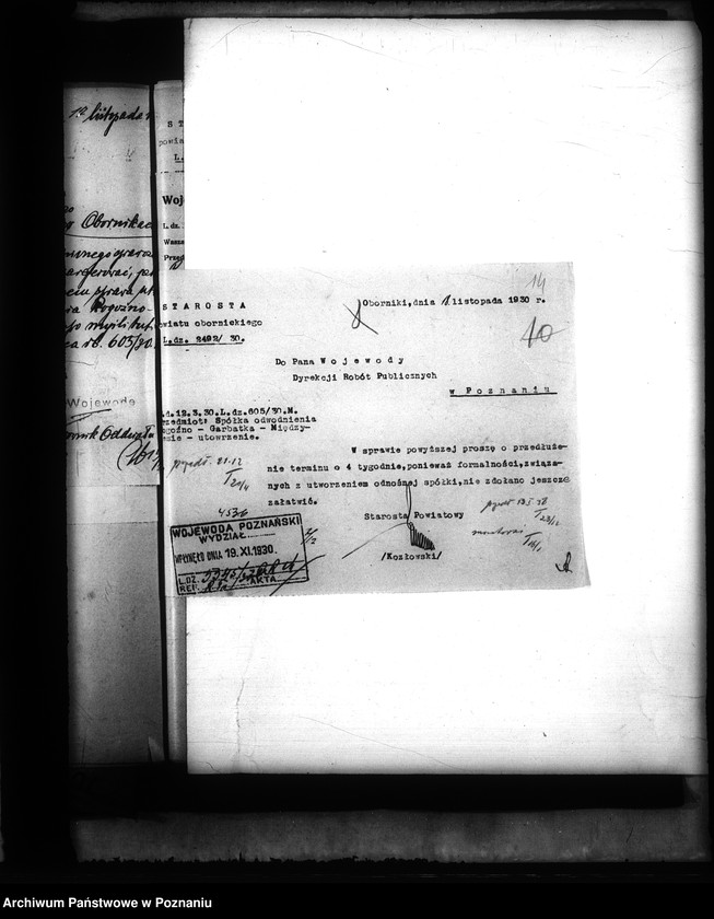 Obraz 17 z jednostki "Sprawy prawne spółek wodnych i melioracyjnych w powiecie obornickim"