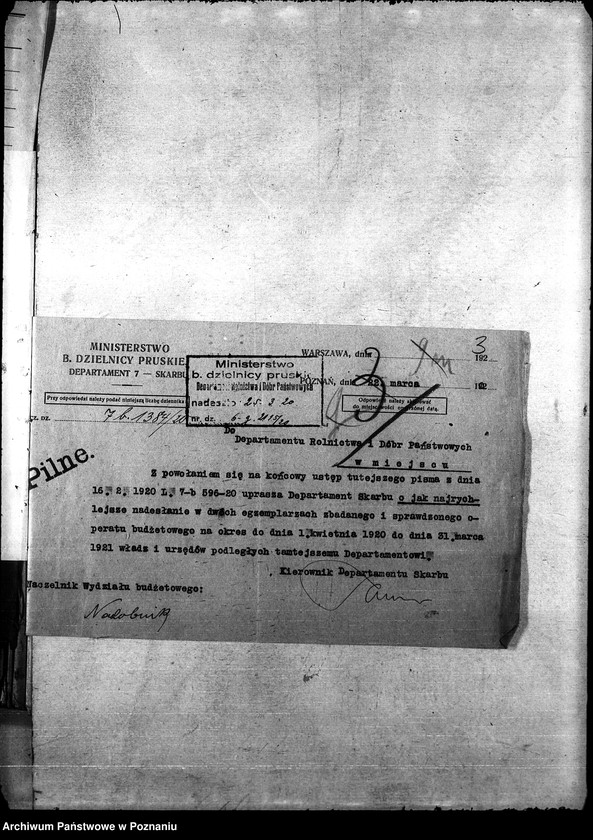 Obraz 7 z jednostki "Budżet - korespondencje"