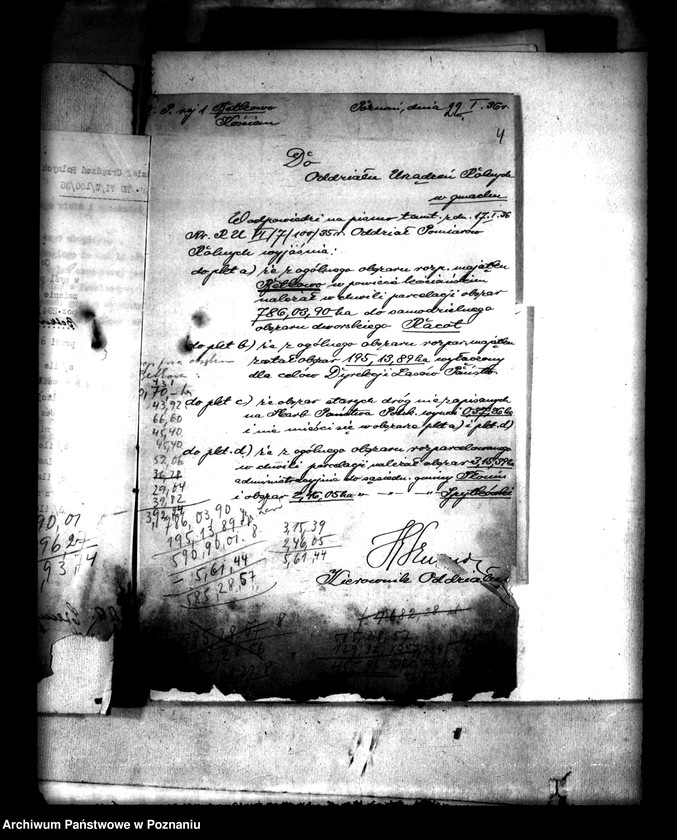 Obraz 8 z jednostki "Rozrachunki z gminą Czempiń odnośnie rozparcelowanego obszaru dworskiego Betkowo"