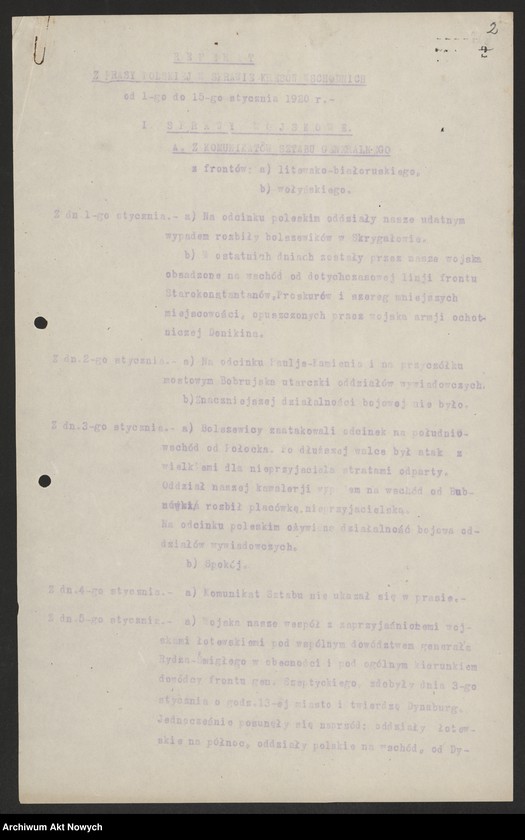 image.from.unit.number "Raporty z prasy polskiej w spr. Kresów Polskich dwutygodniowe. T. I"