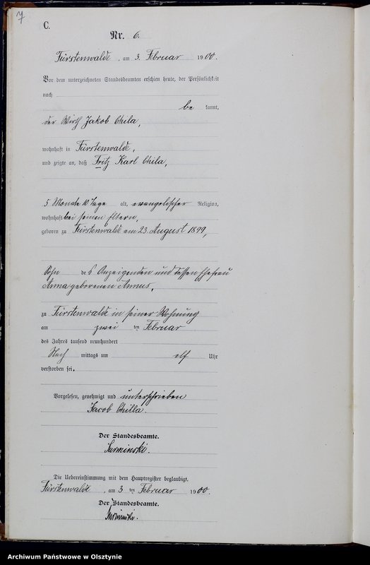 image.from.unit.number "Sterbe-Neben-Register Nr 1 - 69"