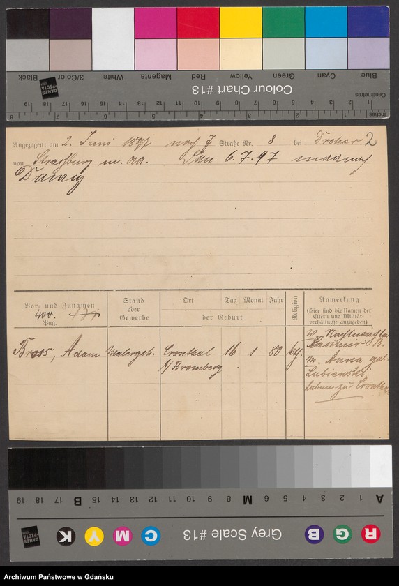 image.from.unit.number "Karty meldunkowe: Bross - Brünnert"