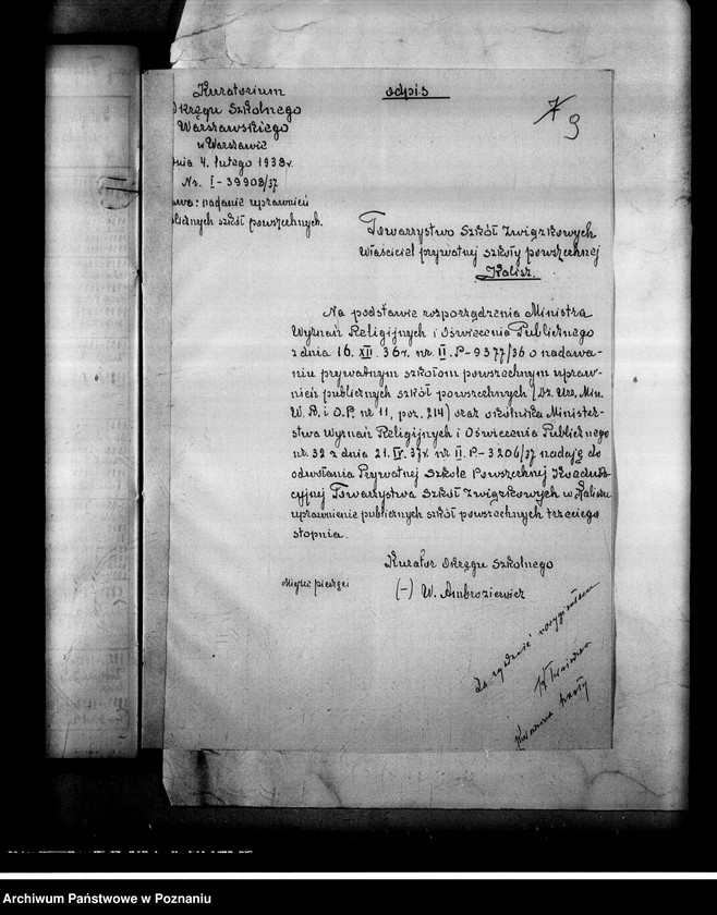 Obraz 13 z jednostki "Prywatna Szkoła Powszechna Towarzystwa Szkół Związkowych Kalisz"