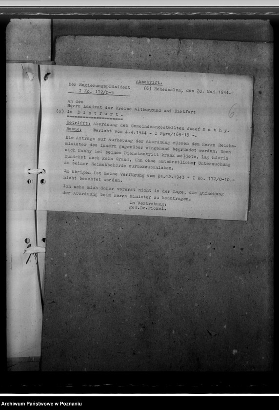 Obraz 10 z jednostki "Gansl, Mathy, Purkhart - urzędnicy"