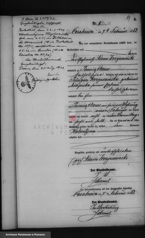 Obraz 13 z jednostki "Księga urodzeń"