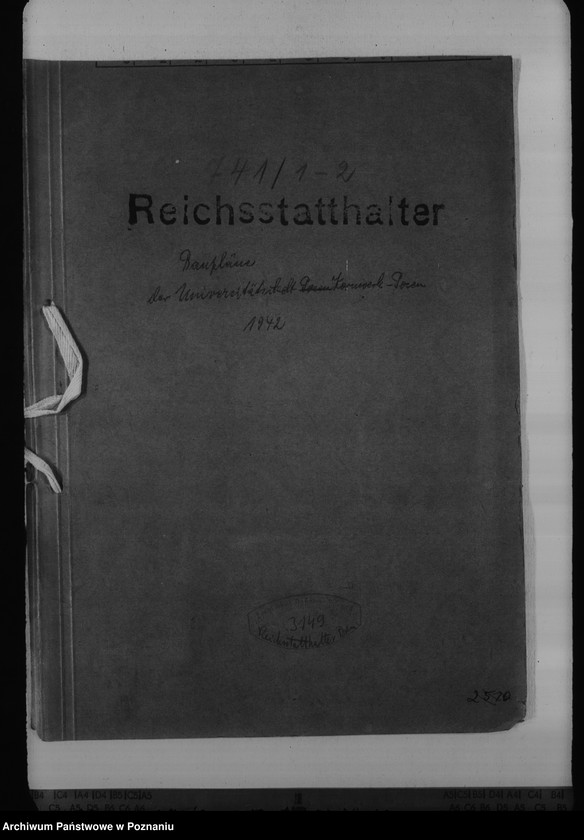 Obraz 4 z jednostki "Baupläne der Universitätsstadt Kornwerk - Posen"