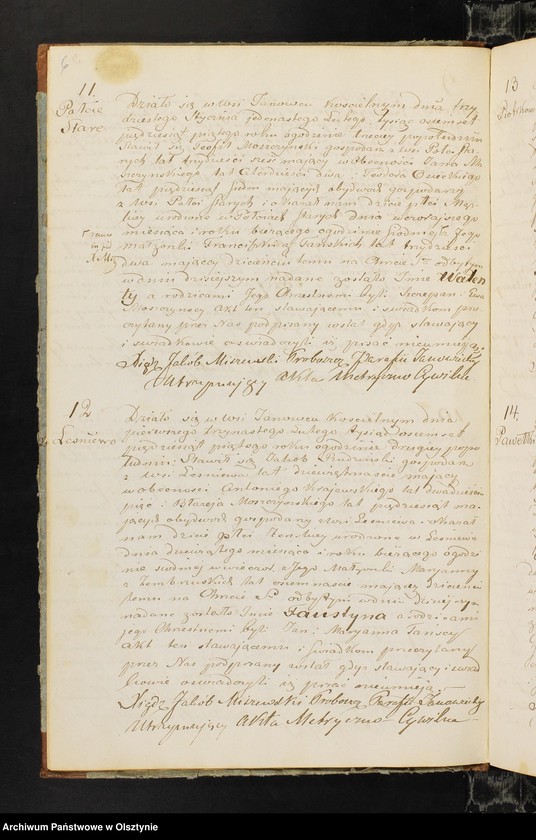 image.from.unit.number "Duplikat z Parafii Janowieckiej wraz z Annexami z roku 1855"