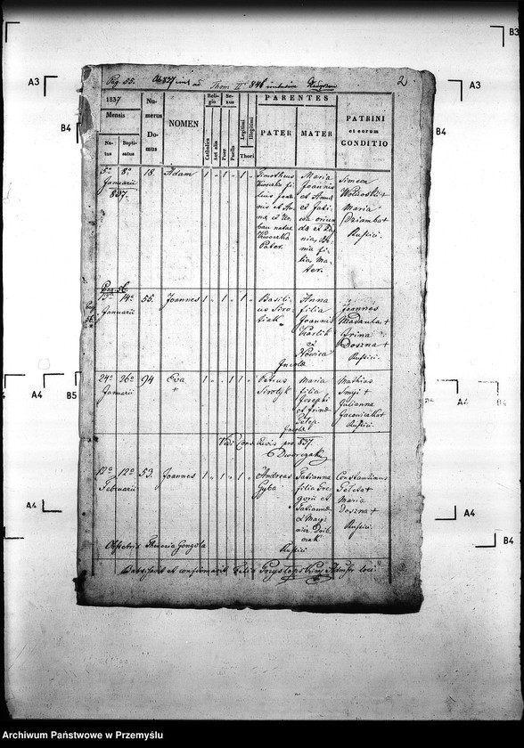 Obraz 6 z jednostki "[Kopie ksiąg metrykalnych parafii Gładyszów z filią Wirchnia (dekanat Gorlice)]"