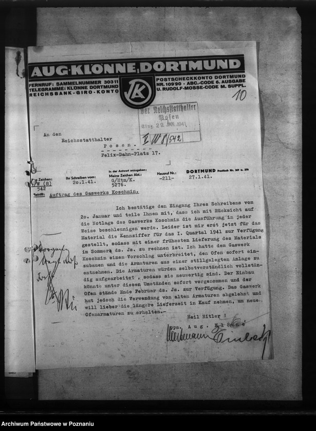 Obraz 14 z jednostki "Gaswerk - Koschmin (Koźmin)"